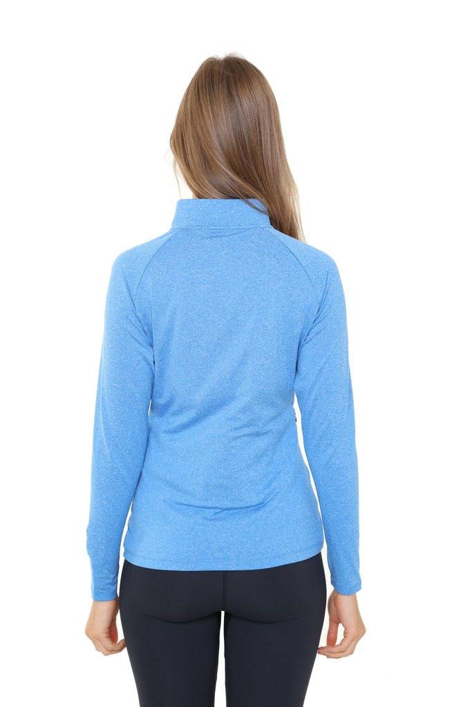 Heated Zip Top | Women | Alpine Blue